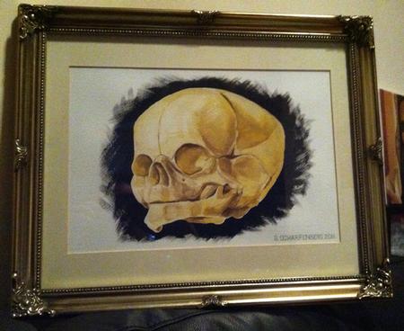 Tattoos - Fetal skull - 60387